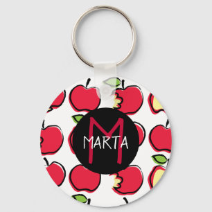 Llavero Manzanas - Tutti Frutti - Lucy Con tu nomb Nyckelring