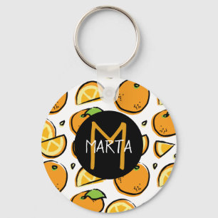 Llavero Naranjas - Tutti Frutti - Lucy Con tu nomb Nyckelring