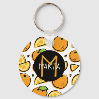 Llavero Naranjas - Tutti Frutti - Lucy Con tu nomb Nyckelring