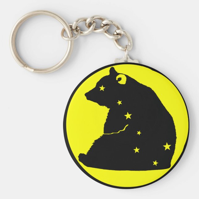 Llavero osa borgmästare amarillo nyckelring (Framsidan)