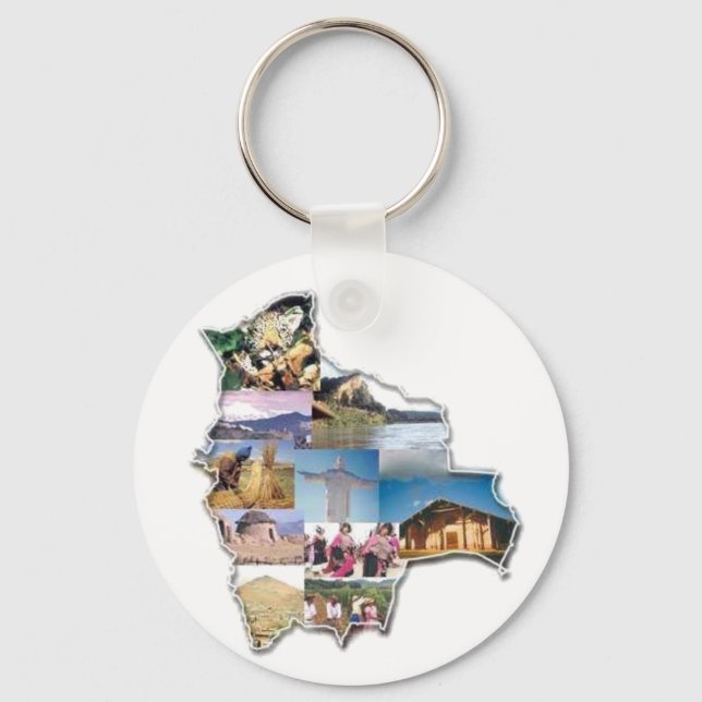Llavero recuerdo de Bolivia Nyckelring (Framsida)