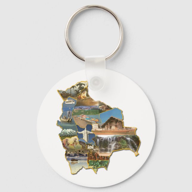 Llavero recuerdo de Bolivia Nyckelring (Framsida)
