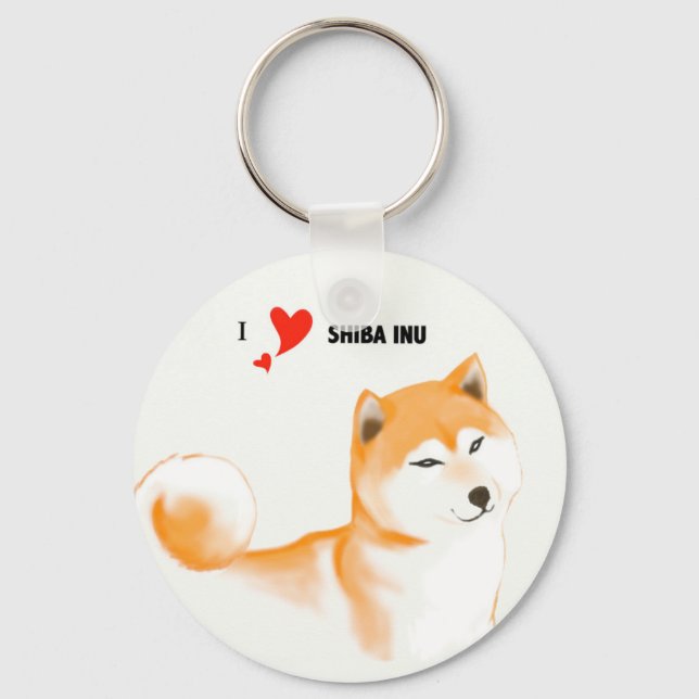 LLavero Shiba inu Nyckelring (Framsida)