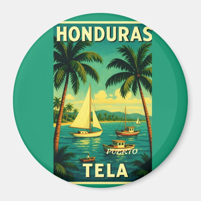 Llavero tipo chapa PUERTO DE TELA Magnet (Framsidan)