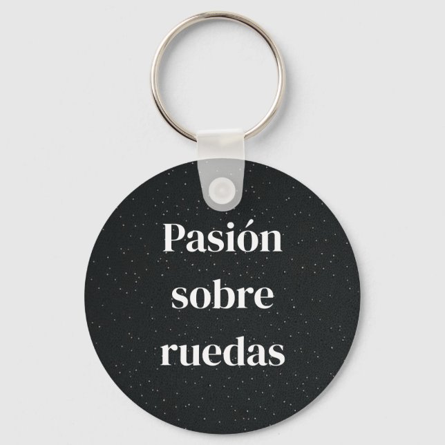 llavero vilianes con frase del mundo del motor  nyckelring (Framsida)