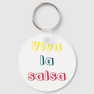 Llavero viva la salsa nyckelring