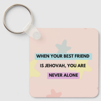 Llavero "when Jehovah is your best friend..." Nyckelring