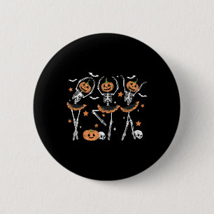 Llet Pumpkin Skeleton Scary Halloween Manar Women Knapp