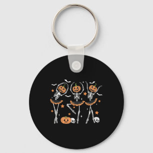 Llet Pumpkin Skeleton Scary Halloween Manar Women  Nyckelring