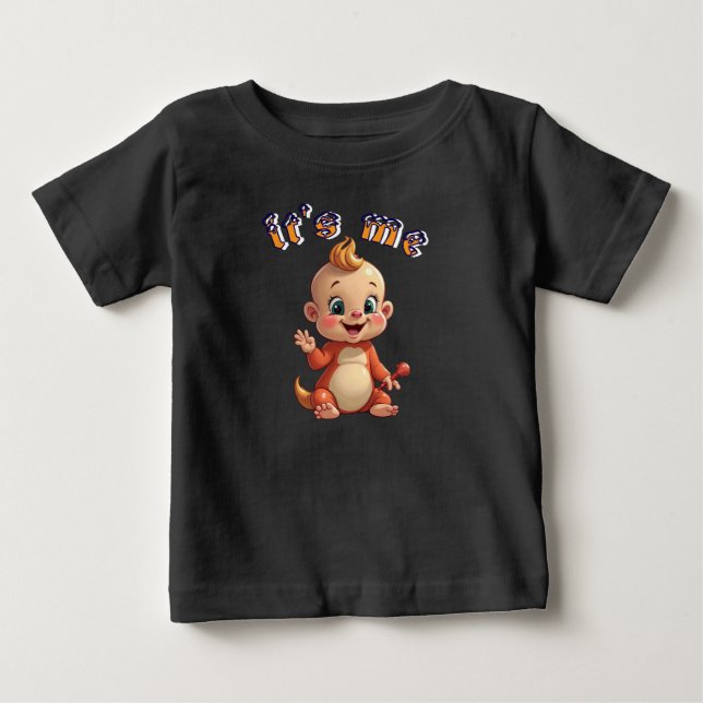 Lliksom söt baby glädje och lycka. t shirt (Framsida)