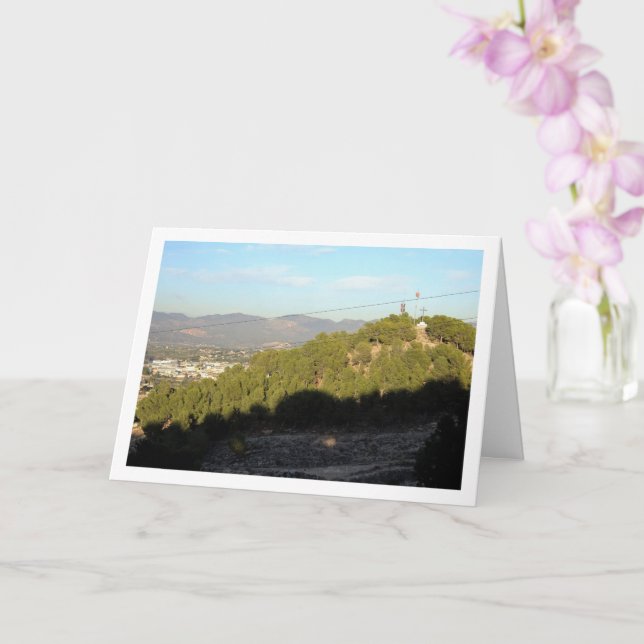 Lliria Stad, Valencia, Spanien Kort (Orkide)