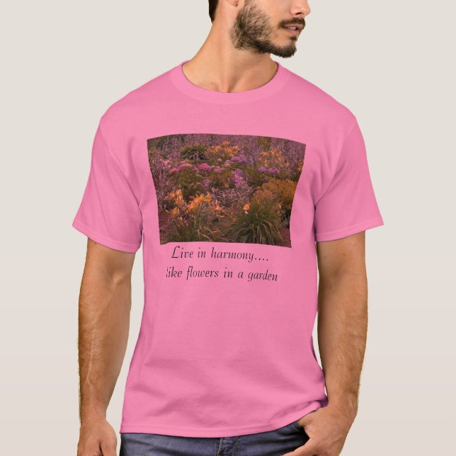 Llive i harmoni t-shirt (Framsida)