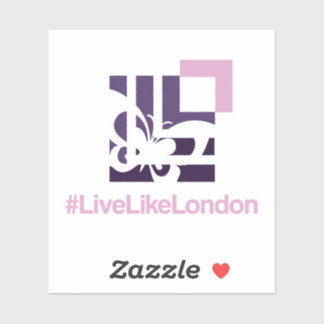 LLL 3 tum x 3 tum vinylStickers Klistermärken