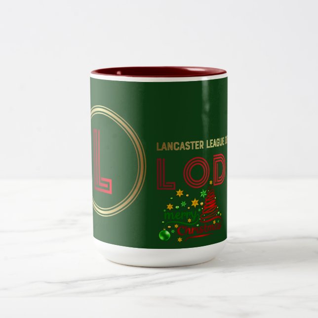 LLOD CHRISTMAS MUGG! Två-Tonad MUGG (Center)