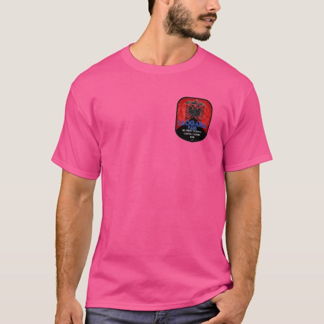 Llogara Pass Albania SH8 Motorcycle Sticker T Shirt (Framsida)