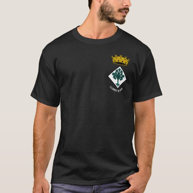 Lloret de Mar coat of arms T Shirt (Framsida)