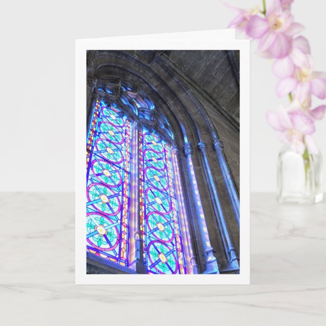 Llotja de la Seda Glass Window, Valencia, España Kort (Orkide)