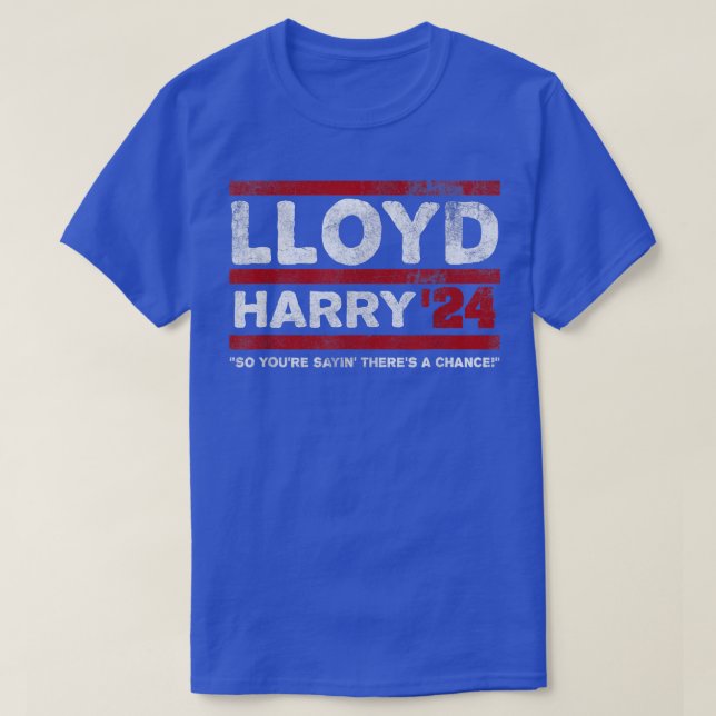 Lloyd och Harry 2024 Val Kampanj fånig polit T Shirt (Design framsida)