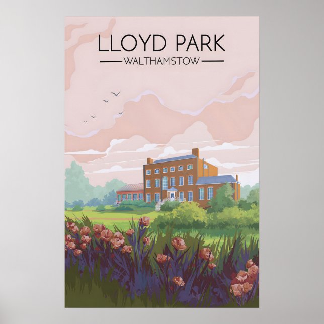 Lloyd Park London Resemålning Poster (Framsidan)