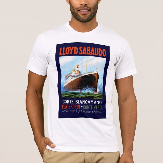 Lloyd Sabaudo ~ Conte Biancamano T Shirt (Framsida)