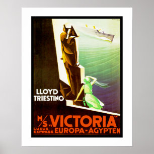 Lloyd Triestino ms Victoria Poster