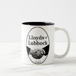 Lloyds av den Lubbock muggen Två-Tonad Mugg