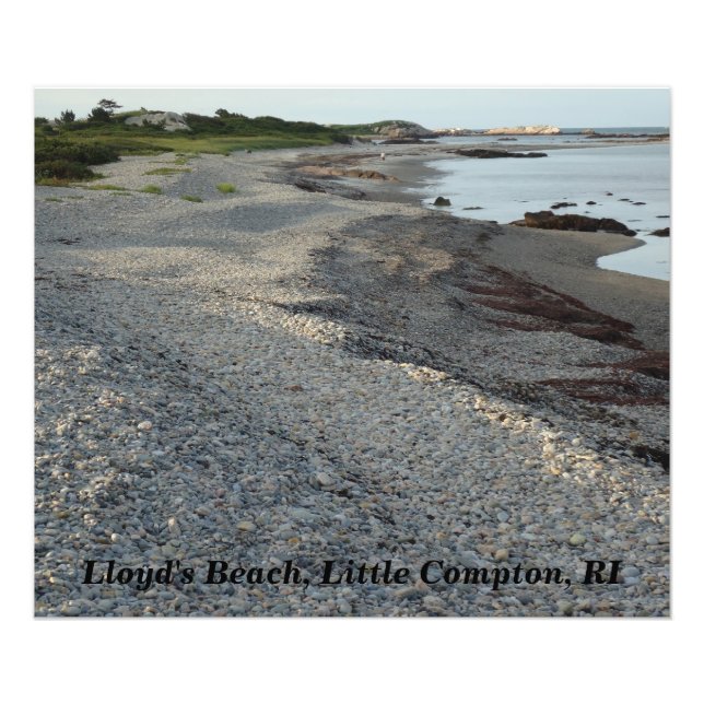 Lloyd's Beach, Little Compton, Rhode island Fototryck (Framsidan)