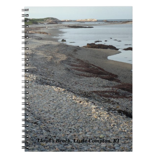 Lloyds Beach, Little Compton, RI Anteckningsbok (Framsidan)