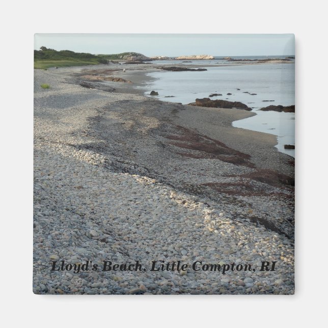 Lloyds Beach, Little Compton, RI Magnet (Framsidan)