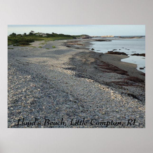 Lloyds Beach, Little Compton, RI Poster (Framsidan)