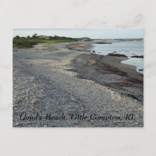 Lloyds Beach, Little Compton, RI Vykort