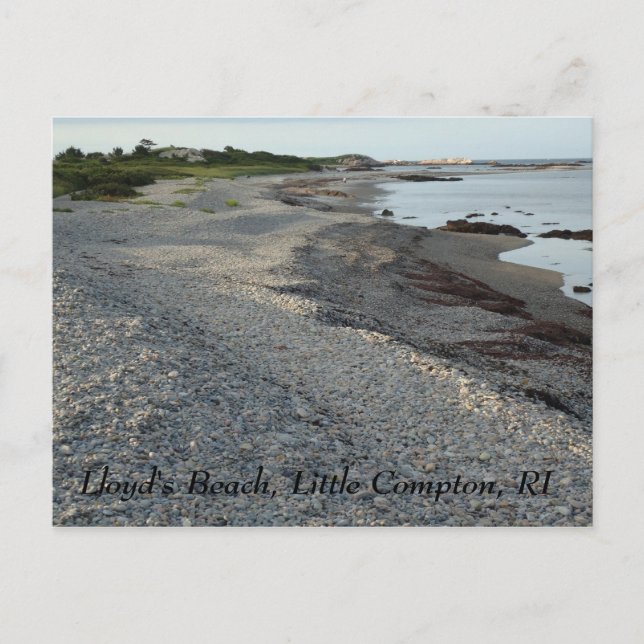 Lloyds Beach, Little Compton, RI Vykort (Framsida)