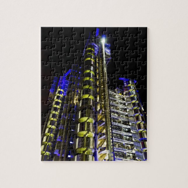 Lloyds byggnad London Pussel (Vertikal)