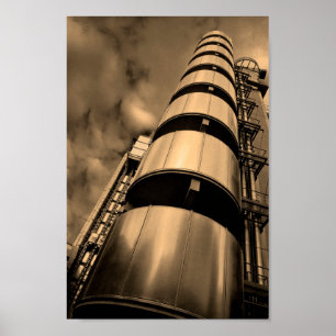 Lloyds Byggnads London England Förenade kungariket Poster