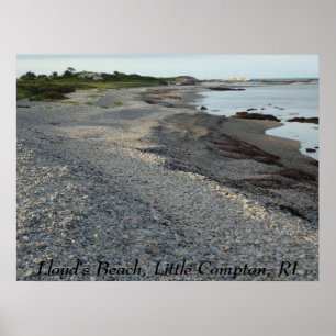 Lloyds strand, lite Compton, RI Poster