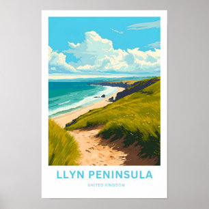Llyn Peninsula United Kingdom Travel Print Poster