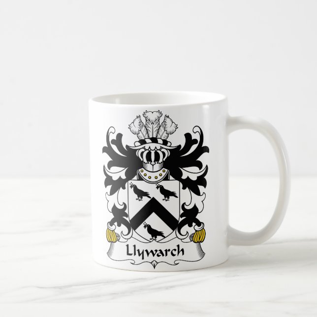 Llywarch familjvapensköld kaffemugg (Höger)