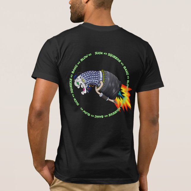 LM2500 med SSBB Drk Clr T Shirt (Baksida)