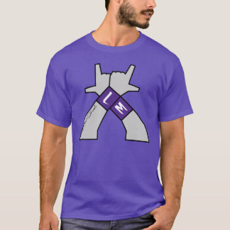 "LM" vid den Lucas Gralen-M Tee Shirt