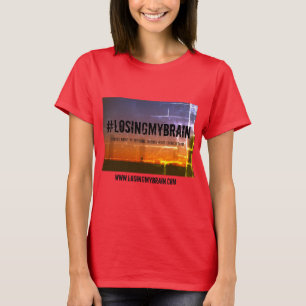 LMB-kvinna svart/vit för utslagsplats T Shirt