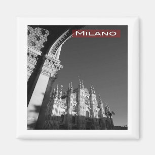 LMD006 MILAN CATHEDRAL, Milano, Italien, Fridge Magnet
