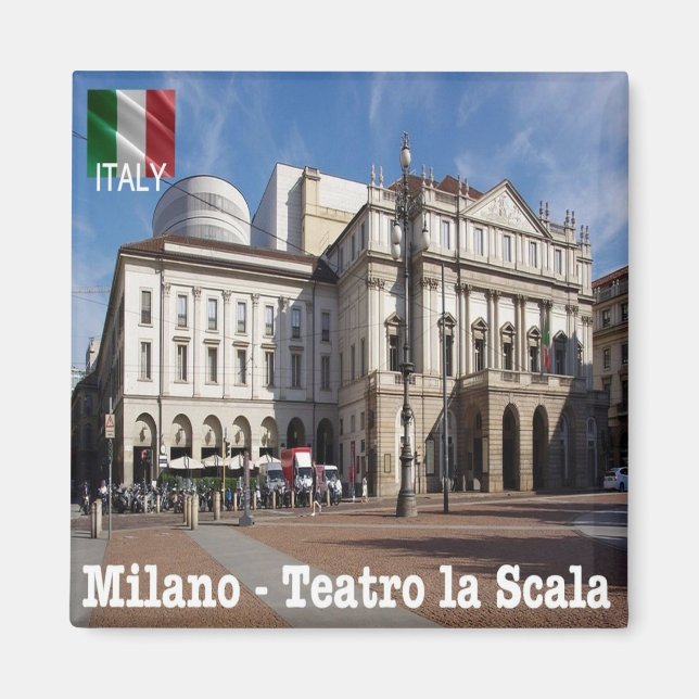 LMD008 MILAN - Theater alla Scala - Italien - Frid Magnet (Framsidan)