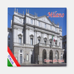 LMD009 MILAN, Theater alla Scala, Italien, Fridge Magnet