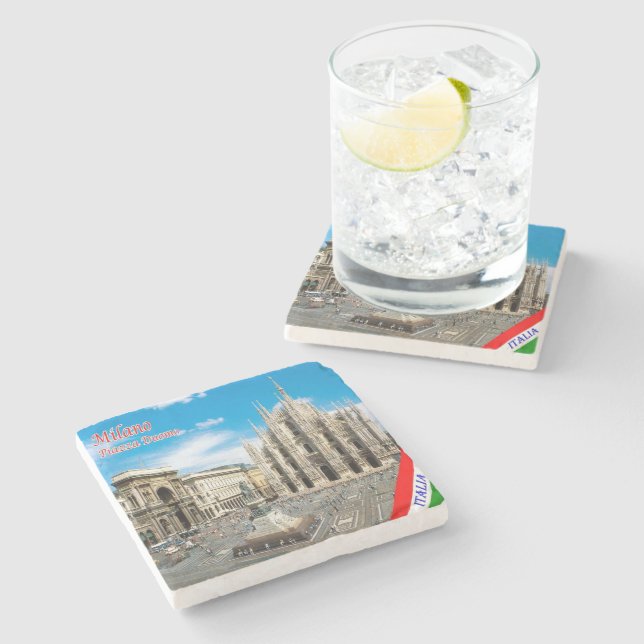 LMD011 MILAN, Piazza del Duomo Cathedral Stenunderlägg (Sidan)