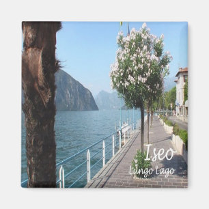 LMD080 ISEO, promenad, Italien, Fridge Magnet