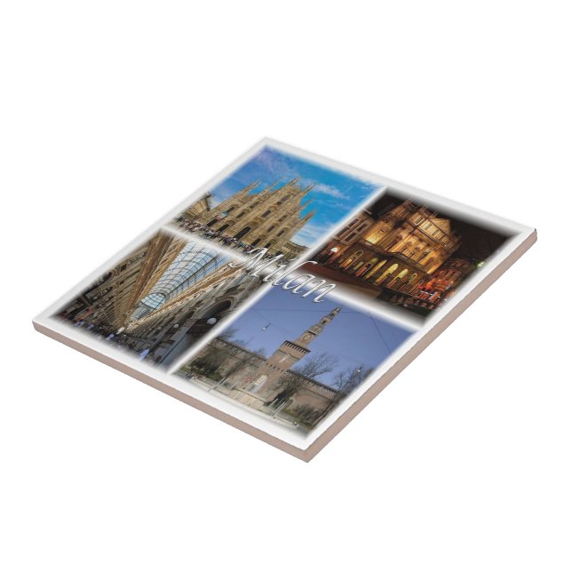 LMD117 MILAN mosaic, Lombardiet, Italien Kakelplatta (Sidan)