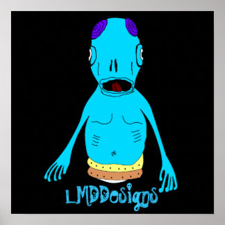 LMDDesigner utomjording Poster