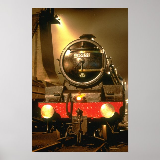 LMS Jubilee Alberta är dvärgad av en kokande torn Poster (Framsidan)