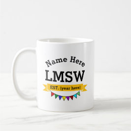 LMSW-mugg Auktoriserad socialarbetare med magister Kaffemugg