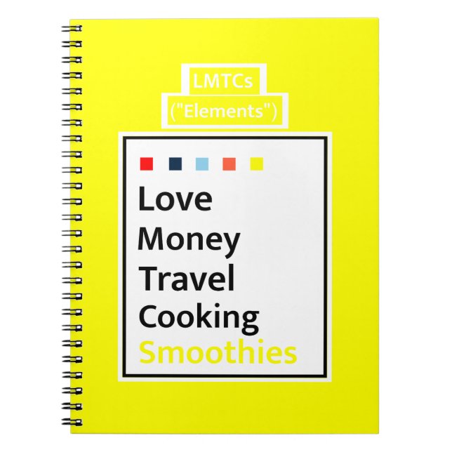 LMTCs: Smoothies Edition Journal Anteckningsbok (Framsidan)